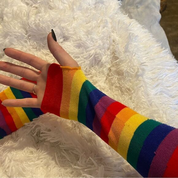 Rainbow Arm Sleeves - Picture 4 of 4